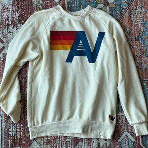 Aviator Nation LOGO SWEATSHIRT - VINTAGE WHITE
